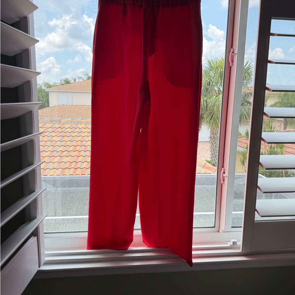 Express Bold Red Trousers Medium